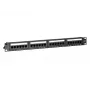 DS-IT CAT 6 UTP Netzwerk-Patchpanel, 19 inch, 24-Port DS-Patch6-24UTP