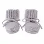 Lodger Slipper Merino Wool Baby-Booties, Stone, 0-6 Monate