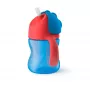 Philips AVENT Strohhalmbecher mit flexiblem Strohhalm, 200 ml, 9m+, Blau