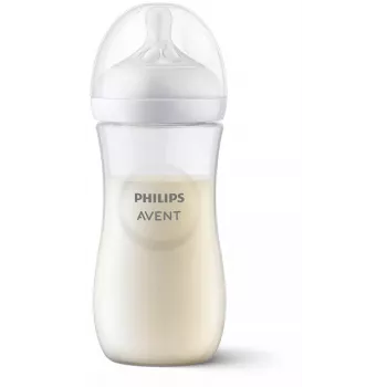 Philips Avent Natural Response Babyflasche 330 ml, Schnellflusssauger, 3m+