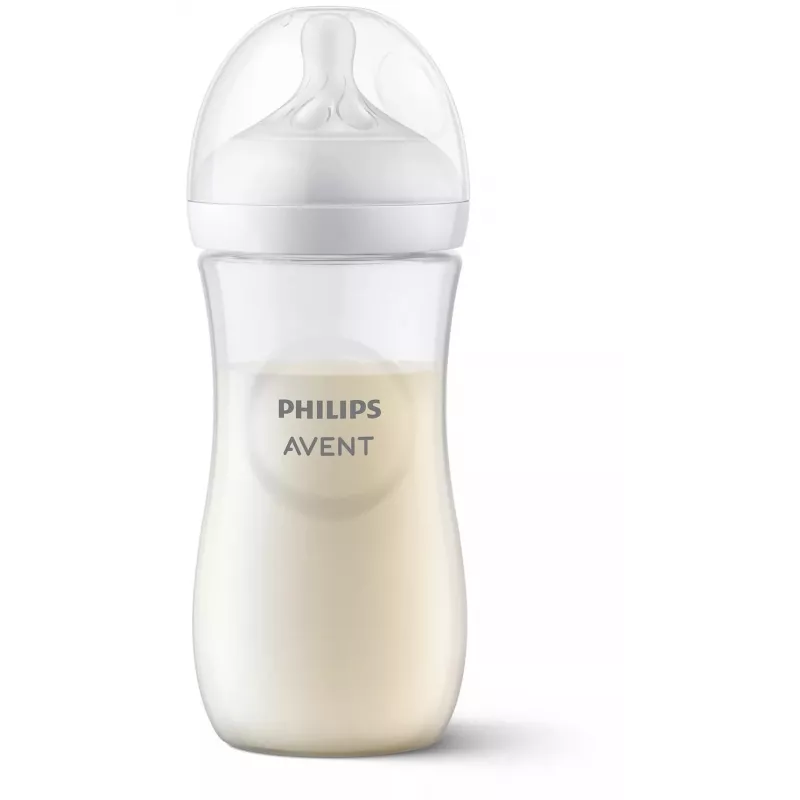 Philips Avent Natural Response Babyflasche 330 ml, Schnellflusssauger, 3m+