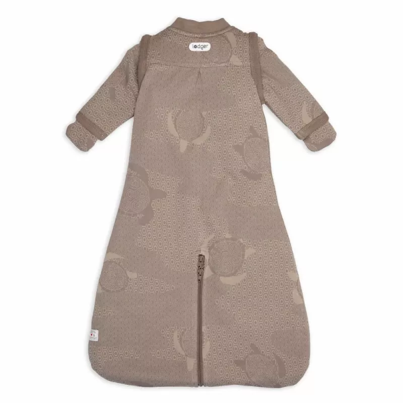 Lodger Hopper Matcha Turtle Baby-Schlafsack mit abnehmbaren Ärmeln, Buffalo, 50/62