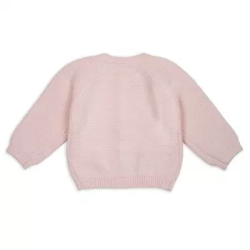 Lodger Topper Strick Merino Babyjacke, Hellbraun, Größe 62