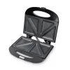Melissa Sandwich-Toaster 750W Schwarz – Antihaft-Backflächen mit dreieckiger Form, Cool-Touch-Griff, Verriegelungsclip, vertikale Aufbewahrung