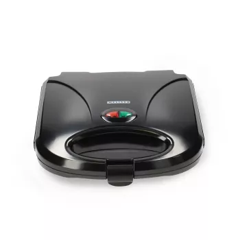 Melissa Sandwich-Toaster 750W Schwarz – Antihaft-Backflächen mit dreieckiger Form, Cool-Touch-Griff, Verriegelungsclip, vertikale Aufbewahrung