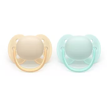 Philips Avent Ultra Soft Schnuller Neutral, 0-6 Monate, 2er-Pack