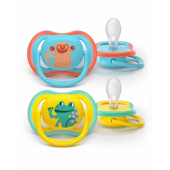 Philips AVENT Ultra Air Deco Schnuller 18M+ Jungen 2er-Pack
