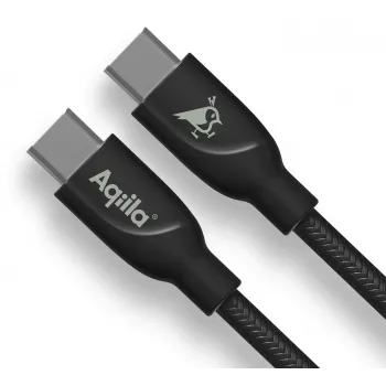 AQIILA USB-C auf USB-C Lade- und Synchronisierungskabel 3 m Schwarz AQCBPBICB4BD881