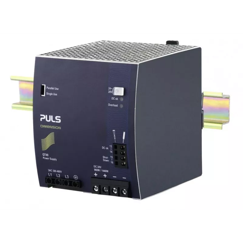 PULS DIMENSION QT40.241 DIN-Schienen-Netzteil 24V DC 40A 960W 3-Phasen