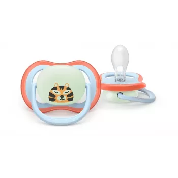 Philips Avent Ultra Air Night Schnuller 0-6 Monate, 2er-Pack, im Dunkeln leuchtend, Neutral