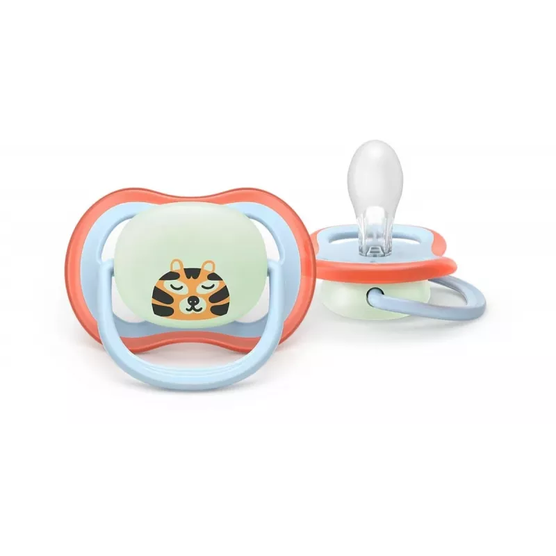 Philips Avent Ultra Air Night Schnuller 0-6 Monate, 2er-Pack, im Dunkeln leuchtend, Neutral