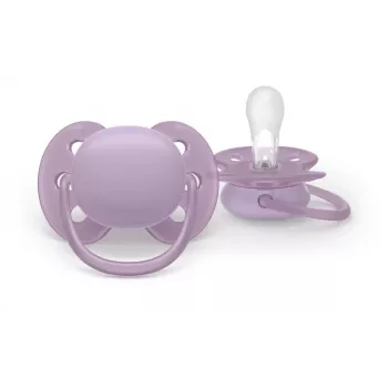 Philips Avent Ultra Soft Schnuller 6-18 Monate, Neutral, 2er-Pack