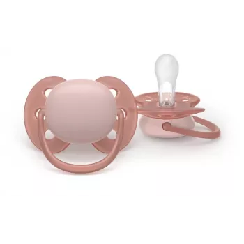 Philips Avent Ultra Soft Schnuller 6-18 Monate, Neutral, 2er-Pack