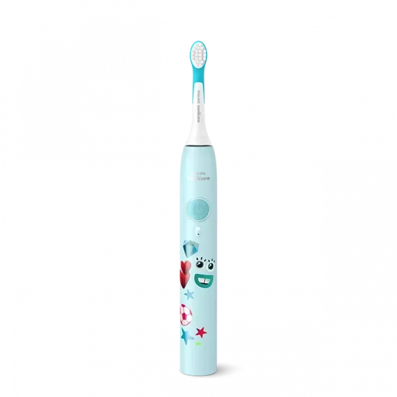 Philips Sonicare for Kids HX6500/23 Elektrische Zahnbürste, Aqua/Teal