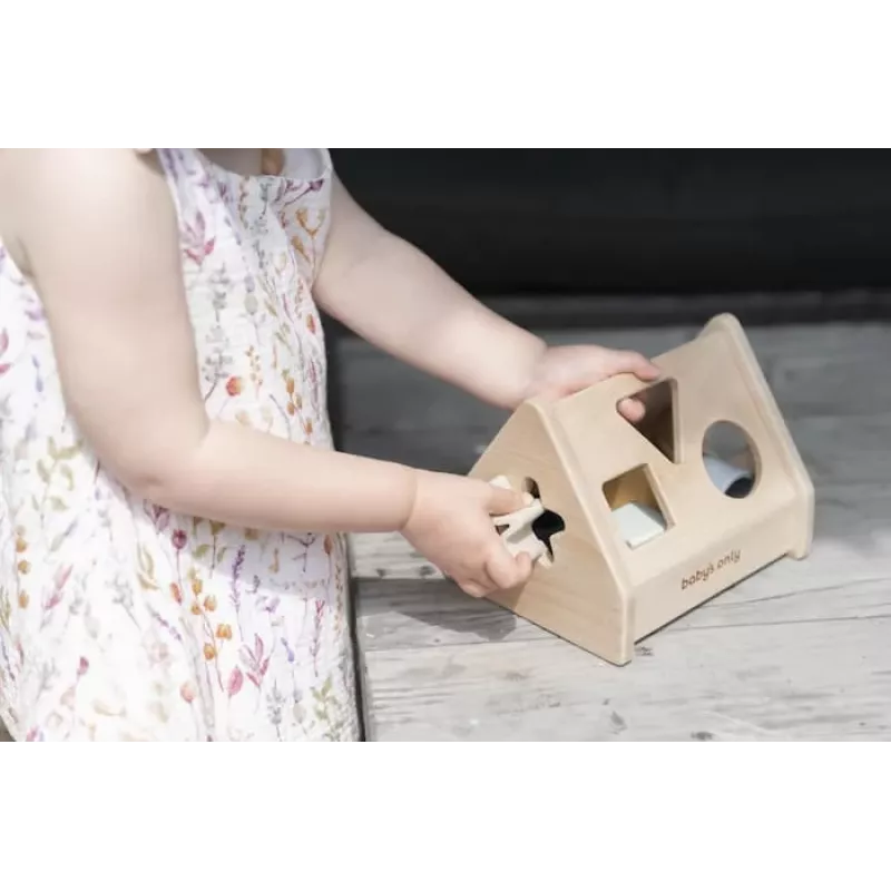 Baby's Only Holz-Formensortierhaus Spielzeug, Earth, 10+ Monate