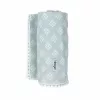 Lodger Swaddle Tribe Musselin-Baumwoll-Pucktuch 120x120 cm Ice Flow