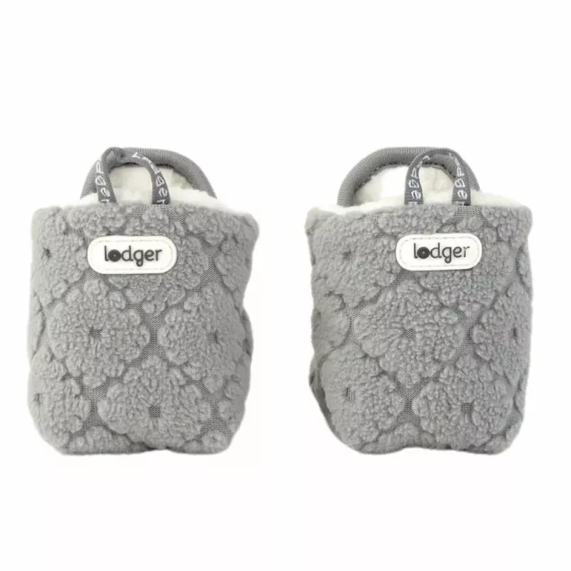 Lodger Slipper Folklore Fleece Baby Hausschuhe, Drizzle, 12-18 Monate
