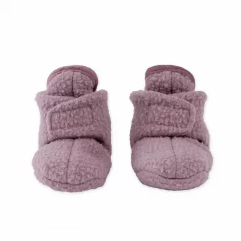 Lodger Slipper Teddy Babyschuhe, Rosa, 0-3 Monate, Rutschfest, Fleece, Unisex