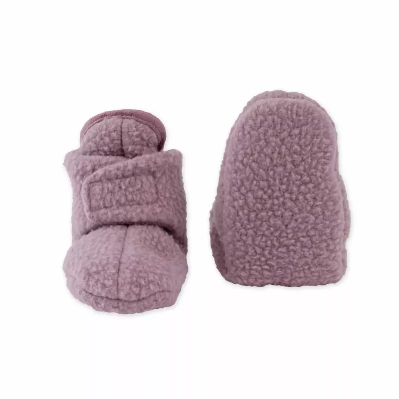 Lodger Slipper Teddy Babyschuhe, Rosa, 0-3 Monate, Rutschfest, Fleece, Unisex