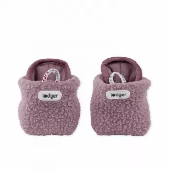 Lodger Slipper Teddy Babyschuhe, Rosé, 3-6 Monate