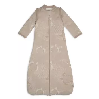 Lodger Hopper Matcha Turtle Baby-Schlafsack mit abnehmbaren Ärmeln, Beige, 68-80 cm