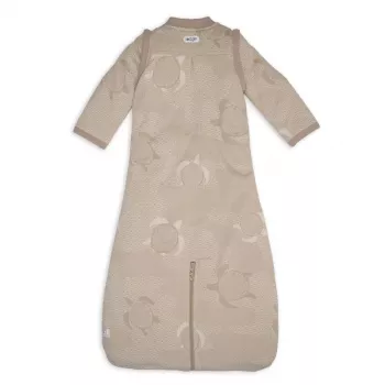 Lodger Hopper Matcha Turtle Baby-Schlafsack mit abnehmbaren Ärmeln, Beige, 68-80 cm