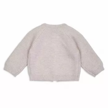 Lodger Topper Strick Merino-Wolle Babyjacke, Birke, Größe 56