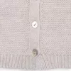 Lodger Topper Strick Merino-Wolle Babyjacke, Birke, Größe 56