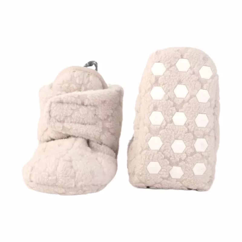 Lodger Slipper Folklore Fleece Babyschuhe Birch 6-12 Monate