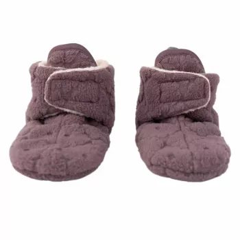 Lodger Slipper Folklore Fleece Babyschuhe, Mauve, 6-12 Monate