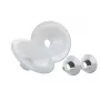 Philips AVENT Brusthütchen und Einlagen für größere Brüste (Zubehör für Hands-free Milchpumpe)