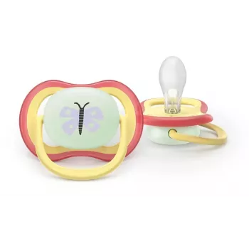 Philips AVENT Ultra Air Night Schnuller 0-6 Monate, 2er-Pack, im Dunkeln leuchtend