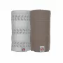 Lodger Swaddler Solid Matcha Baumwoll-Musselin-Pucktuch, Birch/Buffalo, 110x110 cm, 2er-Pack