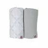 Lodger Swadler Solid Matcha Baumwoll-Pucktuch, Peppermint/Blue Fogg, 110x110 cm, 2er-Pack