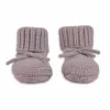 Lodger Slipper Merino Wool Babyschuhe, Rose, 0-6 Monate