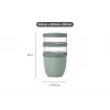 MEPAL Thermo Lunchpot Ellipse Isolierbehälter für Lebensmittel Nordic Sage 700 ml 107658094700