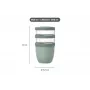MEPAL Thermo Lunchpot Ellipse Isolierbehälter für Lebensmittel Nordic Sage 700 ml 107658094700