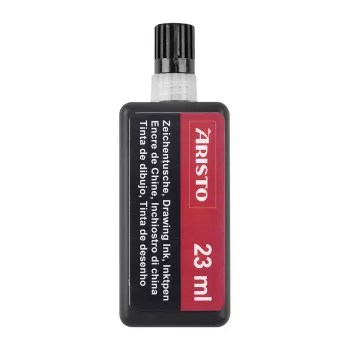 ARISTO Zeichentusche Schwarz 23 ml, 1 Flasche (AR64817)