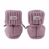 Lodger Hausschuh Merino-Wolle Baby-Booties, Mauve, 0-6 Monate
