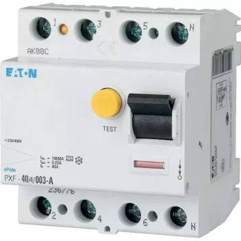 EATON PXF-63/4/03-B Fehlerstromschutzschalter, 63A, 4-polig, 300mA, Typ B 300303