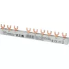 Eaton 3-Phasen-Gabelkammschiene 10mm² 6 Module 63A EVG3PHAS/N/6MODUL/LS 303366