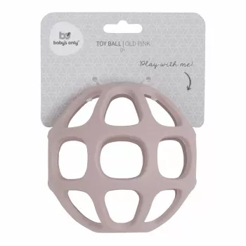 BABY'S ONLY Silikon-Beißball, 0+ Monate, Altrosa
