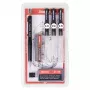 ARISTO mg1 pro College Tuschefüller-Set, 3 Füller 0,35 / 0,50 / 0,70 mm, 6-teilig (AR64311)