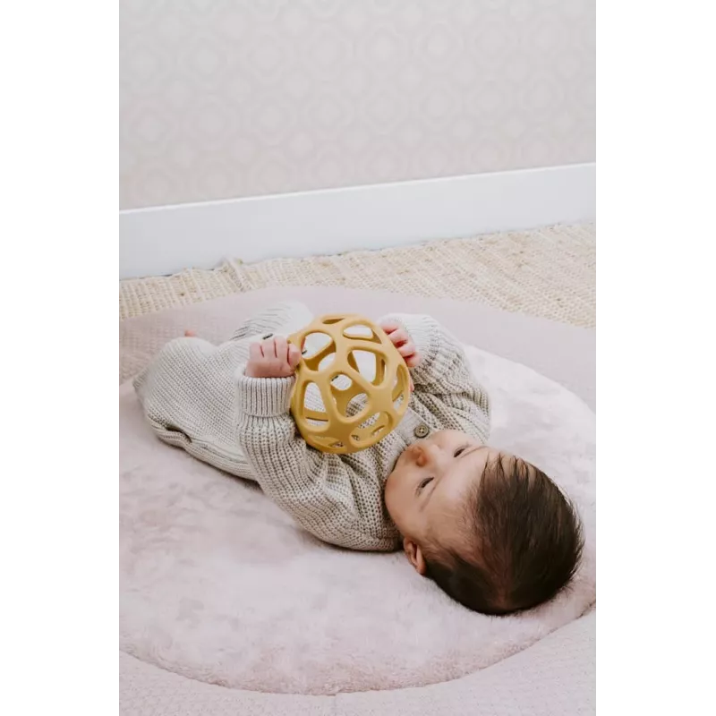 BABY'S ONLY BO-860.862.017.50 Silikon-Beißball, 0+, Ocker