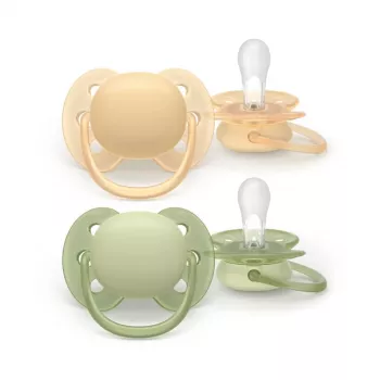 Philips Avent Ultra Soft Schnuller 6-18 Monate, 2er-Pack, Junge