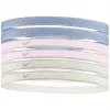 Nike Swoosh Sport Haargummis 6er-Pack Metallic Lila, Rosa, Gelb N1002008511OS