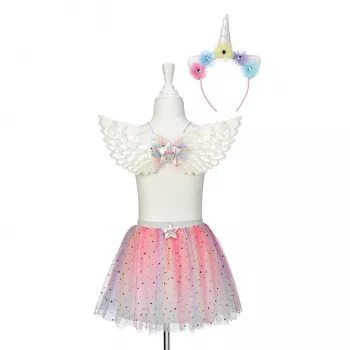 Souza! Celestia Kostüm-Set – Rock, Haarreif & Flügel für Mädchen 5-7 Jahre