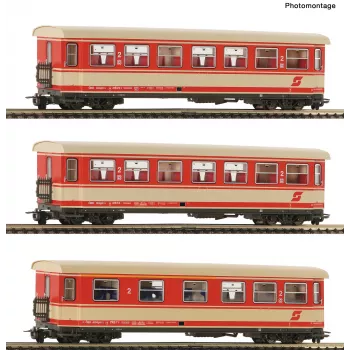 Roco 6240004 H0e 3-teiliges Set ÖBB Personenwagen