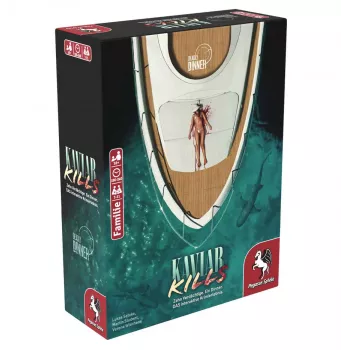 Pegasus Spiele Deadly Dinner – Kaviar Kills 19014G Krimi-Partyspiel
