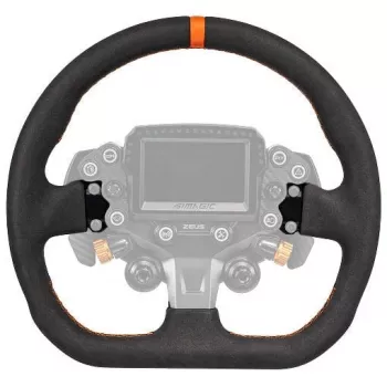 Simagic ZS-320CD Alcantara Lenkradkranz, 320mm, D-Form, 6x70mm PCD, ohne Nabe
